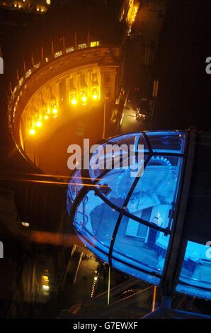 Le London Eye's snow globe Banque D'Images