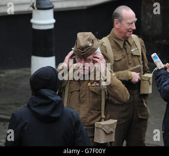 Dad's Army Tournage - Bridlington Banque D'Images