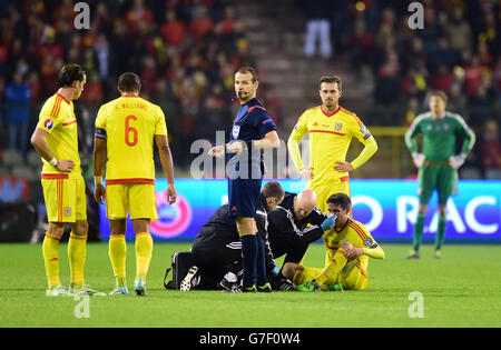 Football - UEFA Euro 2016 - Qualifications - Groupe B - Belgique v Pays de Galles - Stade Roi Baudouin Banque D'Images