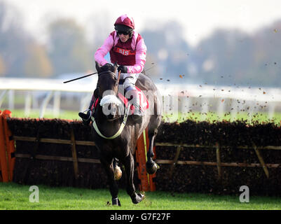 Horse Racing - Hippodrome de Kempton Banque D'Images