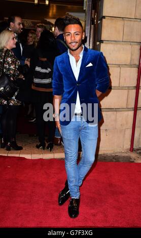 Marcus Collins assiste à la soirée d'ouverture de Memphis The musical au Shaftesbury Theatre, Londres. Banque D'Images