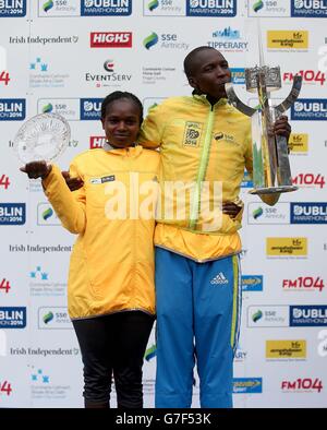 Athlétisme - 35e Marathon de la ville de Dublin Banque D'Images