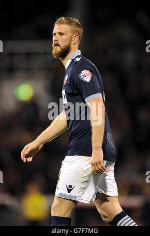 Football - Championnat Sky Bet - Fulham et Bolton Wanderers - Craven Cottage. Matthew Mills, Bolton Wanderers. Banque D'Images