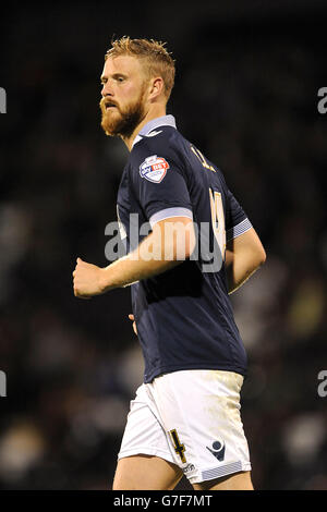 Football - Championnat Sky Bet - Fulham et Bolton Wanderers - Craven Cottage. Matthew Mills, Bolton Wanderers. Banque D'Images