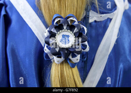 Football - Barclays Premier League - Everton / Swansea City - Goodison Park. The Everton Toffee Lady Banque D'Images