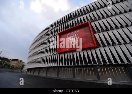 Football - Ligue des champions de l'UEFA - Groupe H - Athlétique Bilbao / FC Porto - Stade San Mames. Vue générale sur le stade San Mames Banque D'Images