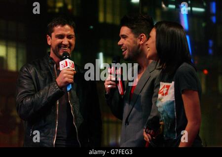 MTV TRL - Gerard Butler Banque D'Images