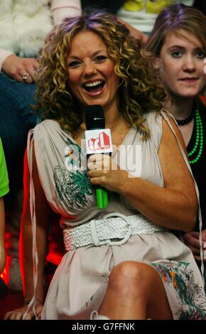 Geri Halliwell MTV TRL Banque D'Images