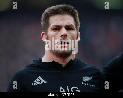 Richie McCaw de Nouvelle-Zélande pendant le QBE International à Twickenham, Londres. Banque D'Images