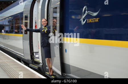 Nouveau train Eurostar Banque D'Images