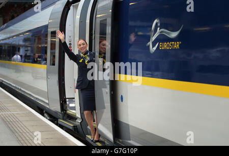 Nouveau train Eurostar Banque D'Images