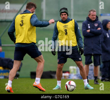 Football - UEFA Euro 2016 - Qualifications - Groupe D - Ecosse v République d'Irlande, République d'Irlande - Formation Gannon Park Banque D'Images