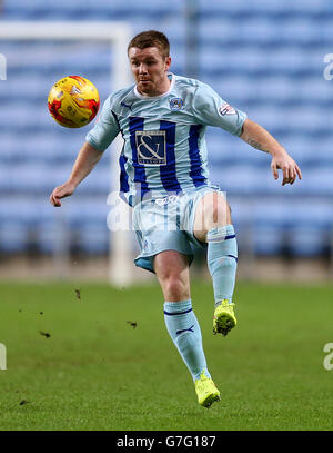 Soccer - Johnstone's Paint Trophy - Area Quarter final - Coventry City / Plymouth Argyle - Ricoh Arena. John Fleck, Coventry City Banque D'Images