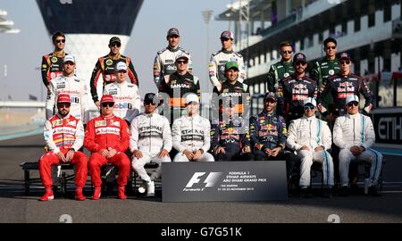 Motor Racing - Championnat du Monde de Formule 1 - Grand Prix d'Abu Dhabi 2014 - Race - Circuit Yas Marina Banque D'Images