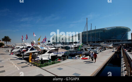 Motor Racing - Championnat du Monde de Formule 1 - Grand Prix d'Abu Dhabi 2014 - Race - Circuit Yas Marina Banque D'Images
