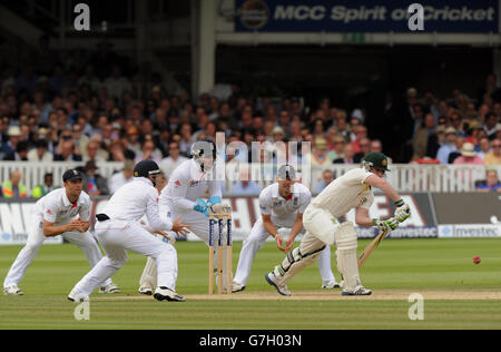 Cricket - Deuxième Investec Cendres Test - Angleterre v Australie - Jour 4 - le Seigneur Banque D'Images