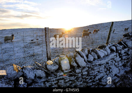 Météo Hiver 2014 8 déc. Banque D'Images