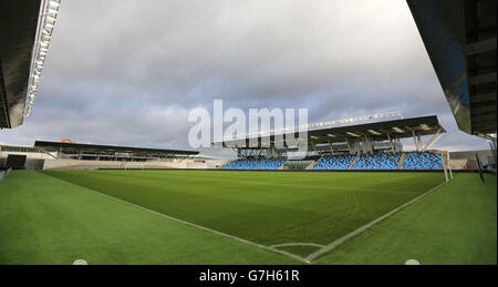 Football - Manchester City Centre de formation Lancement Officiel Banque D'Images