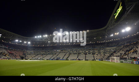 Vue générale de l'intérieur du stade Juventus, qui abrite la Juventus Banque D'Images