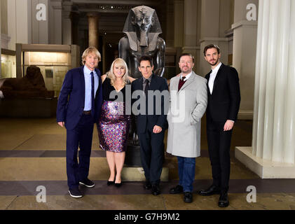 Nuit au musée : Secret de la tombe premiere - Londres Banque D'Images