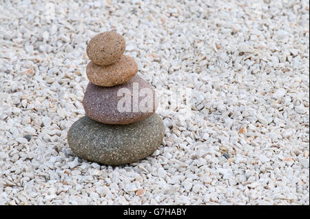 Pile de pierres Banque D'Images