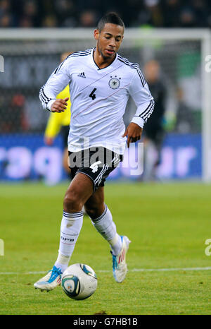 Dennis Aogo, Allemagne, international match de football, match amical, Allemagne - Pays-Bas 3:0, l'Imtech Arena, Hambourg Banque D'Images