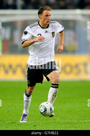 Benedikt Hoewedes, Allemagne, football match de qualification pour le championnat d'Europe de l'UEFA 2012, l'Allemagne - Belgique 3:1 Banque D'Images