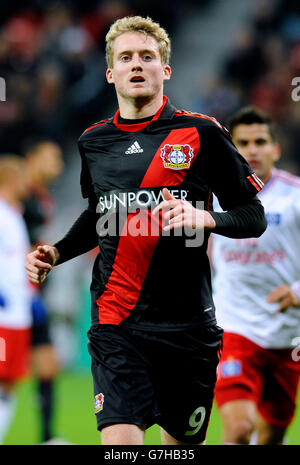 André Schuerrle, Leverkusen, Bundesliga allemande, Bayer Leverkusen vs Hamburger SV 2:2, BayArena, Leverkusen stadion Banque D'Images