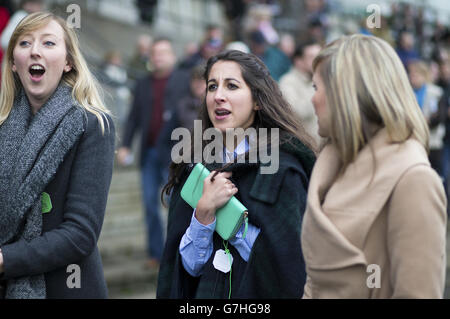 Les courses de chevaux - Tingle Creek vendredi - Sandown Park Banque D'Images