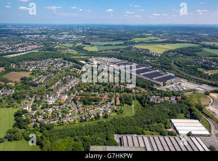 Vue aérienne, Adam OPEL AG, l'usine Opel de Bochum, Bochum Langendreer II, Ruhr, Rhénanie du Nord-Westphalie, Allemagne, Europe, antenne Banque D'Images