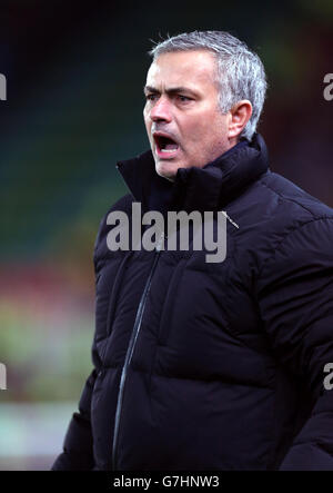 Football - Barclays Premier League - Stoke City / Chelsea - Britannia Stadium. Jose Mourinho, directeur de Chelsea Banque D'Images