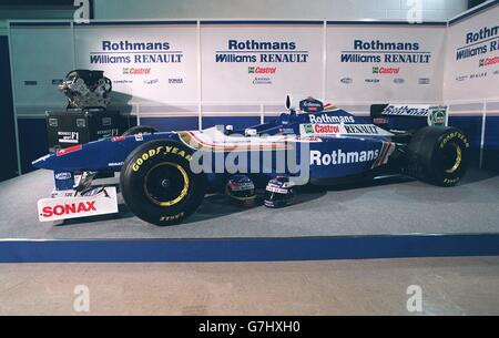 1997 lancement de Williams Renault Formule 1 Banque D'Images