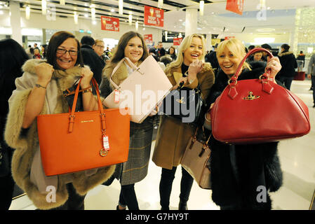 Boxing Day sales Banque D'Images