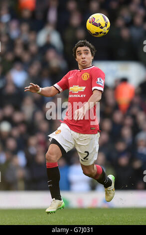 Rafael de Manchester United lors du match de la Barclays Premier League à White Hart Lane, Londres. Banque D'Images