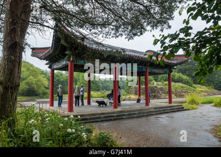 Le Jardin Chinois Festival Gardens Otterspool Liverpool Banque D'Images