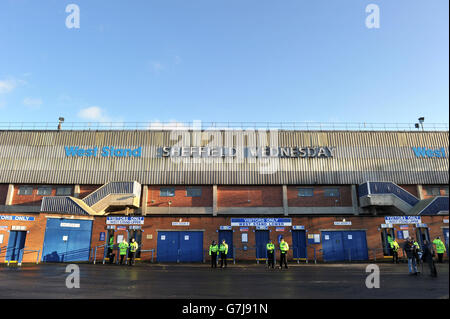 Football - Championnat Sky Bet - Sheffield Wednesday v Wolverhampton Wanderers - Hillsborough.Vue générale sur le stade Hillsborough, où se trouve Sheffield mercredi Banque D'Images