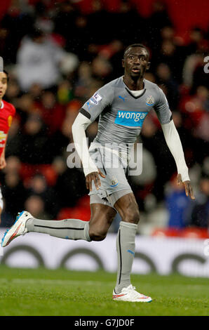 Football - Barclays Premier League - Manchester United / Newastle United - Old Trafford. Papiss Demba Cisse de Newcastle United Banque D'Images