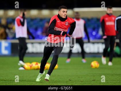 Football - Championnat Sky Bet - Ipswich Town / Charlton Athletic - Portman Road. Karlan Ahearne-Grant, de Charlton Athletic Banque D'Images