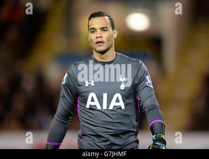 Le vorm Michel de Tottenham Hotspur pendant la coupe FA, troisième partie à Turf Moor, Burnley. Banque D'Images