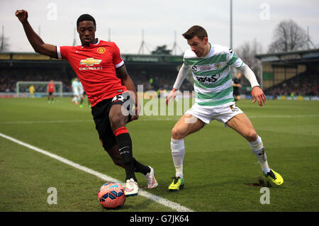 Football - FA Cup - Troisième round - Yeovil Town v Manchester United - Huish Park Banque D'Images