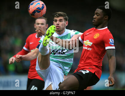 Football - FA Cup - Troisième round - Yeovil Town v Manchester United - Huish Park Banque D'Images