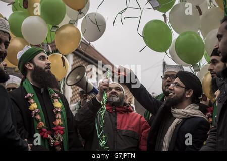 Anniversaire du prophète Muhammad Banque D'Images