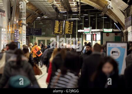 Le projet ferroviaire Thameslink Banque D'Images