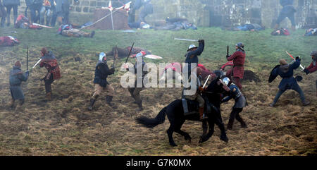 Le Hollow Crown : La guerre des Deux-Roses tournage Banque D'Images