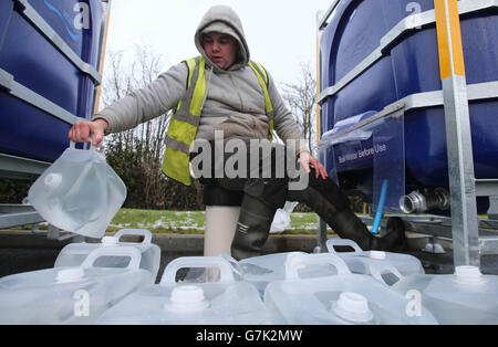 Règlement des différends de l'eau de l'Irlande du Nord Banque D'Images