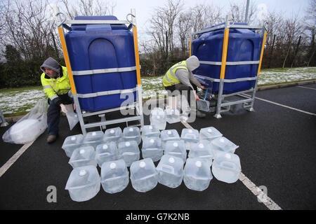 Règlement des différends de l'eau de l'Irlande du Nord Banque D'Images