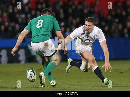 Rugby Union - match amical - Irish Wolfhounds v Angleterre Saxons - Irish Independent Park Banque D'Images