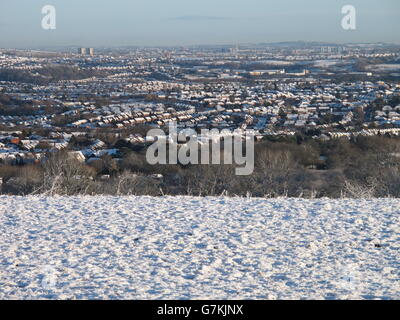 Météo d'hiver jan 14 2015 Banque D'Images