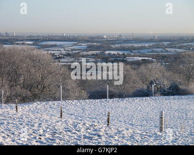 Météo d'hiver jan 14 2015 Banque D'Images