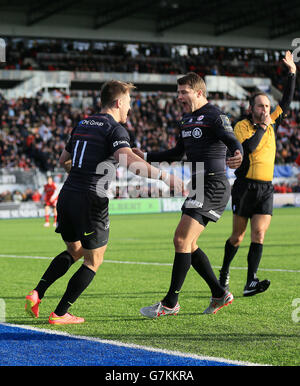 Rugby Union - European Rugby Champions Cup - Pool 1 - Saracens v Munster Rugby - Allianz Park Banque D'Images